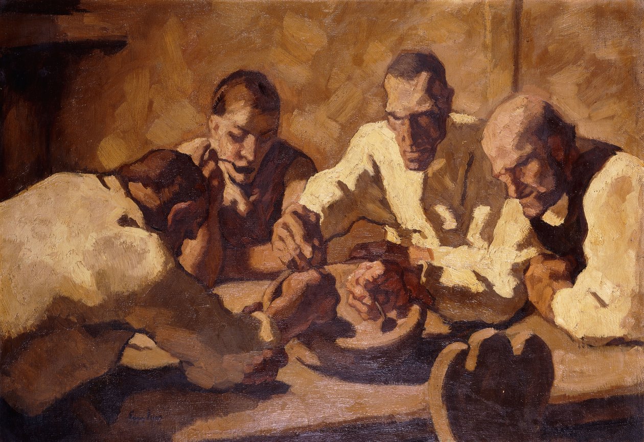 Måltidet av Albin Egger Lienz