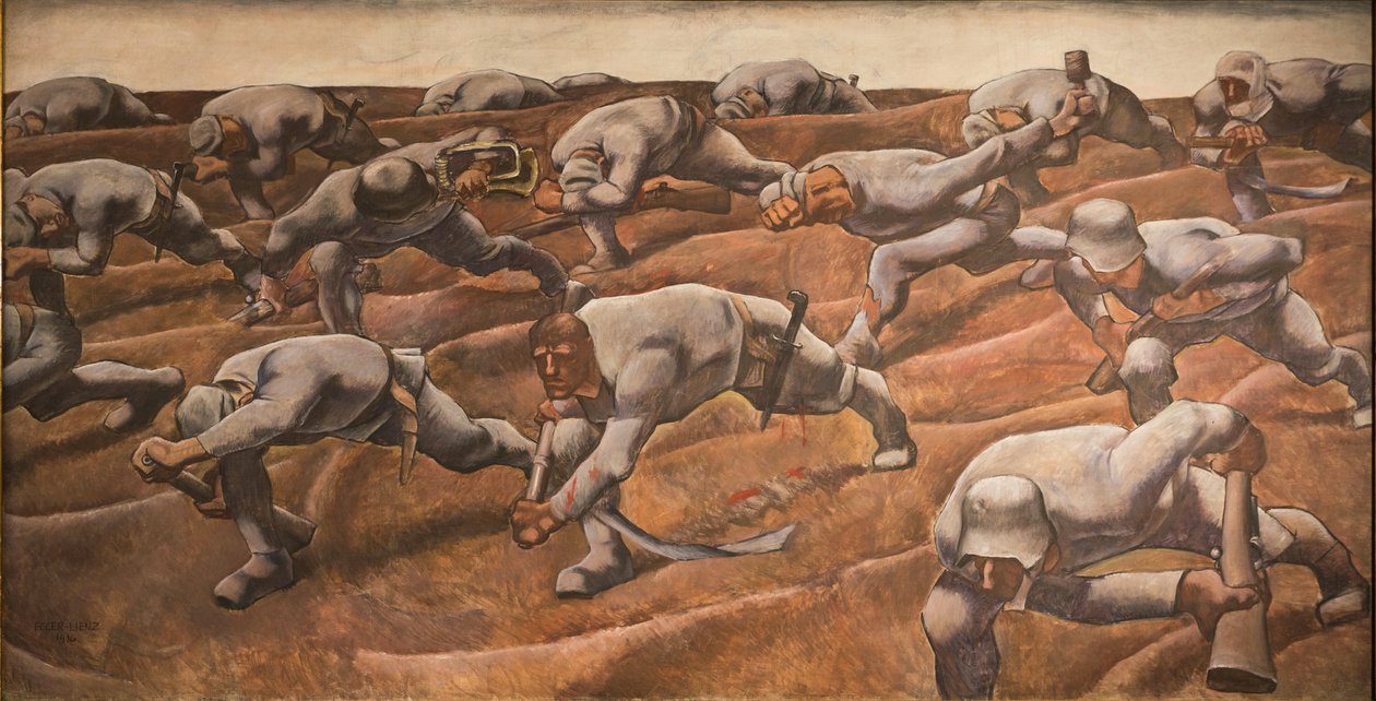 De navnløse, 1916. av Albin Egger Lienz