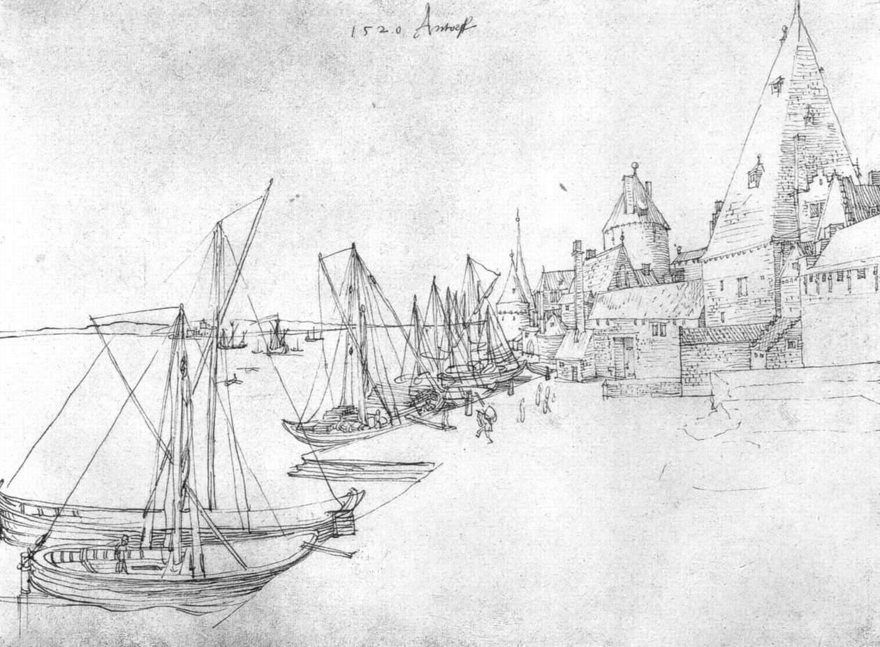 Havnen i Antwerpen av Albrecht Dürer