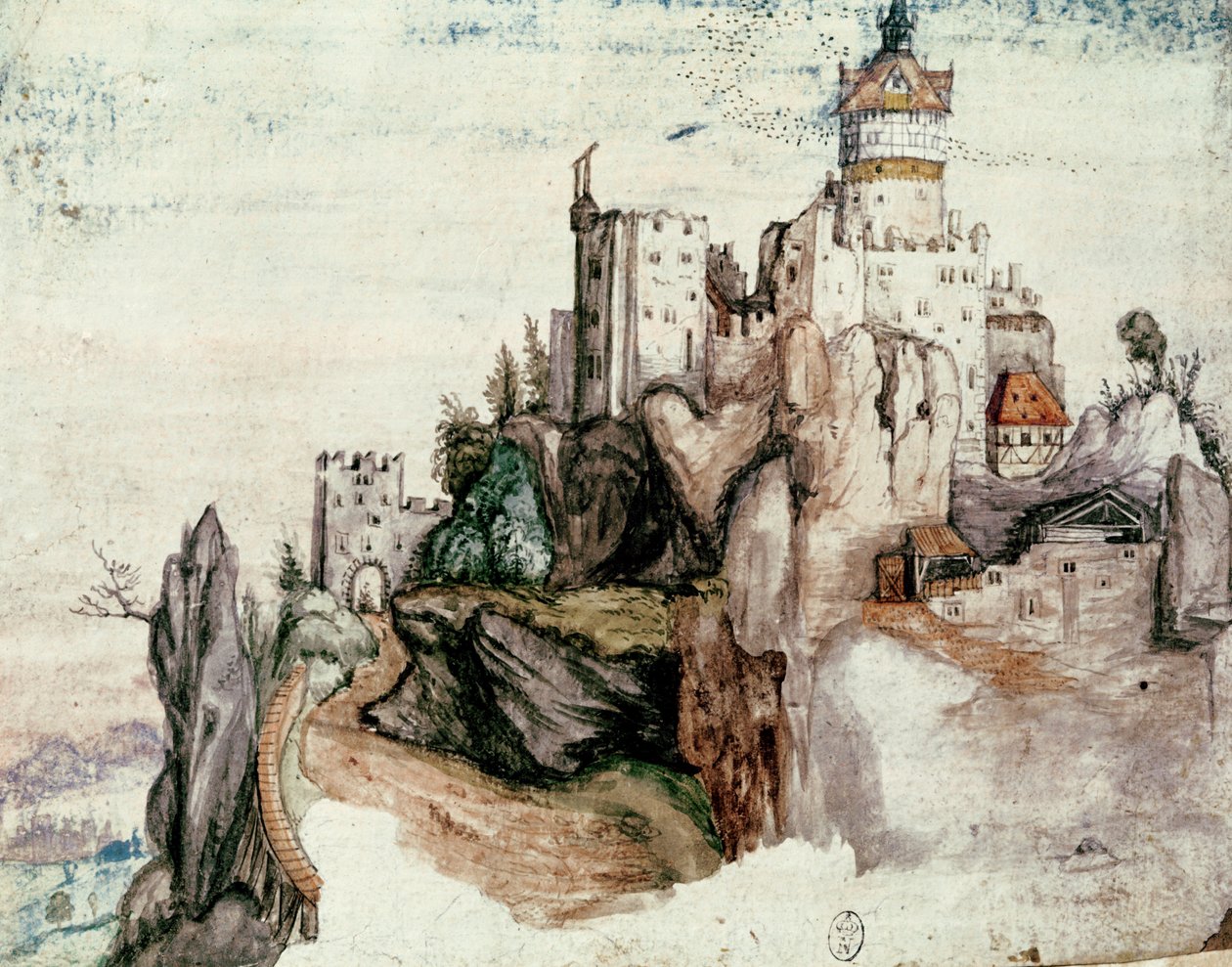 Befestet slott av Albrecht Dürer