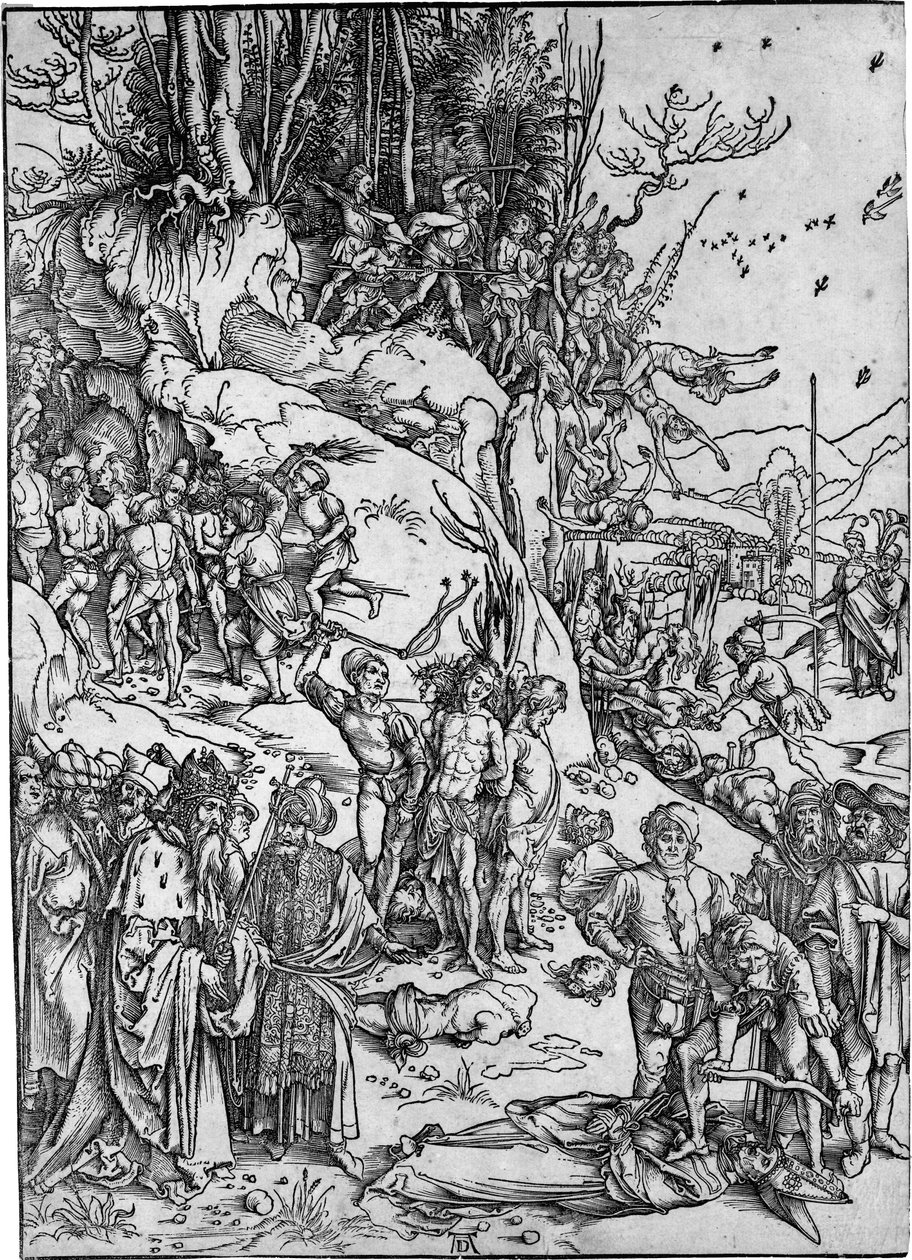Martyrskapet til de ti tusen av Albrecht Dürer