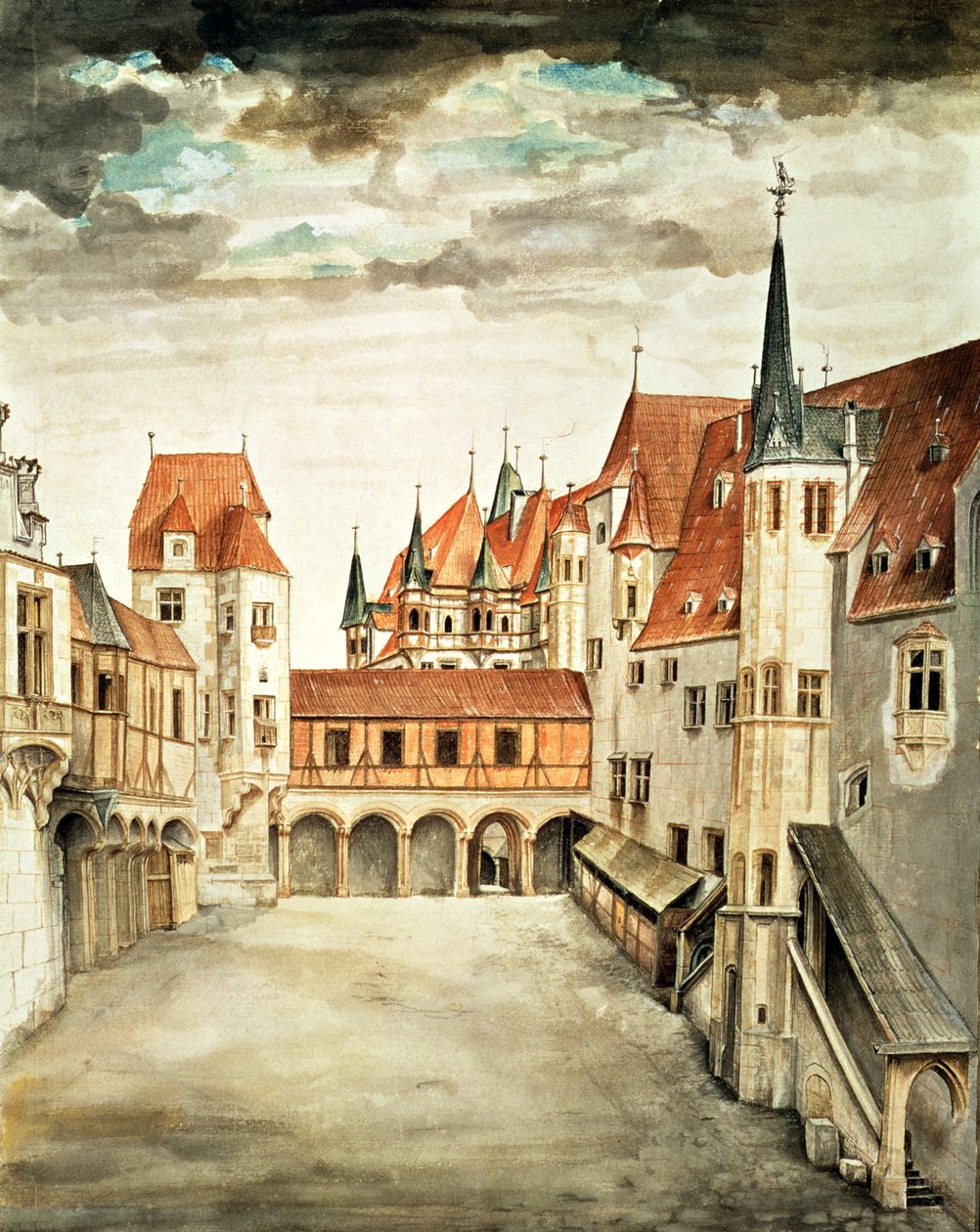 Slottsgård, Innsbruck av Albrecht Dürer