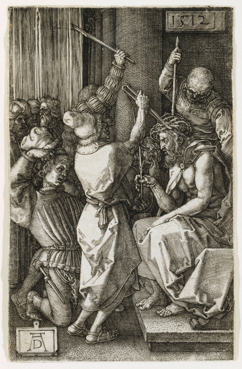 Kristus kronet med torner, 1512 av Albrecht Dürer