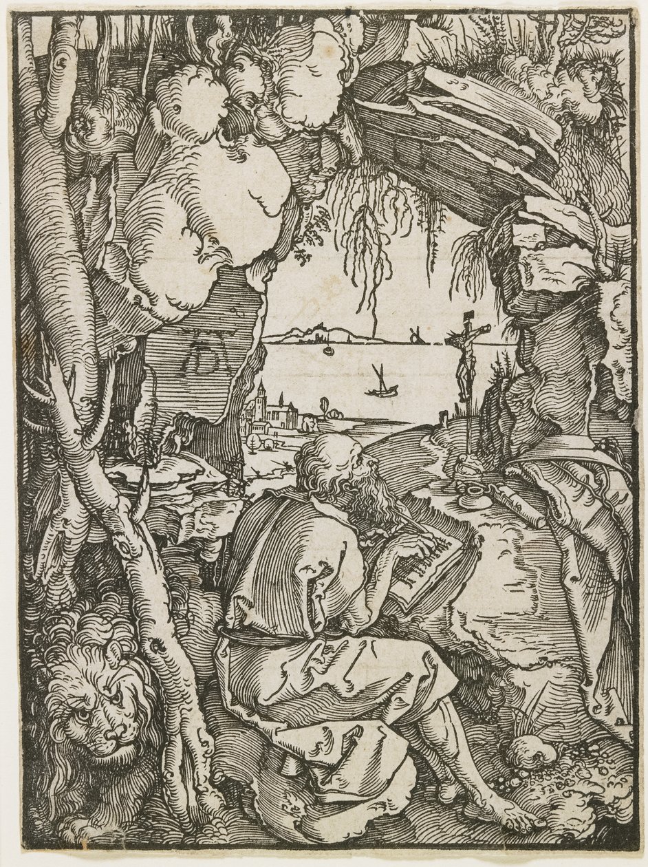 Saint Hieronymus i en grotte, 1512 av Albrecht Dürer