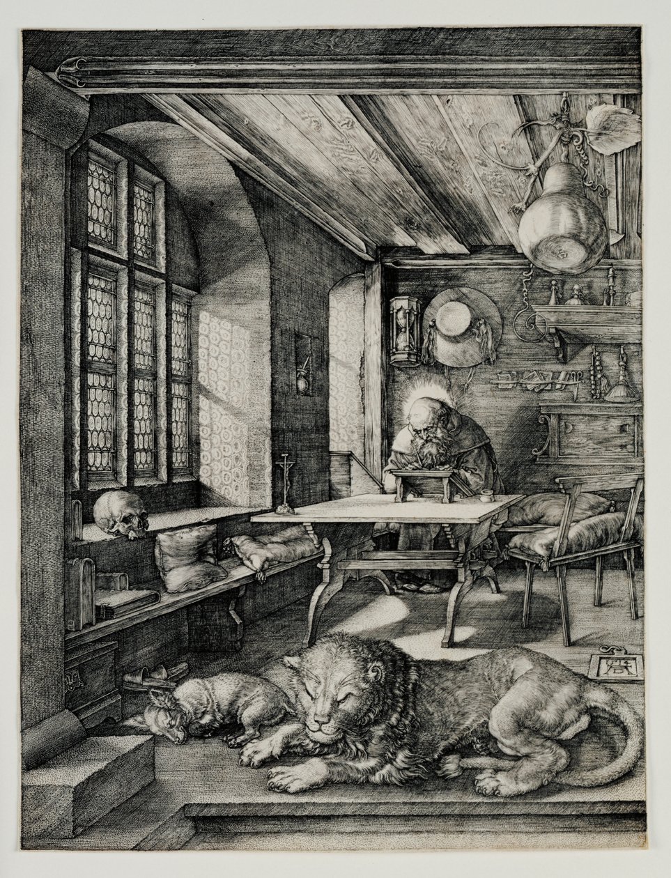 St. Hieronymus i hans studie, 1514 av Albrecht Dürer