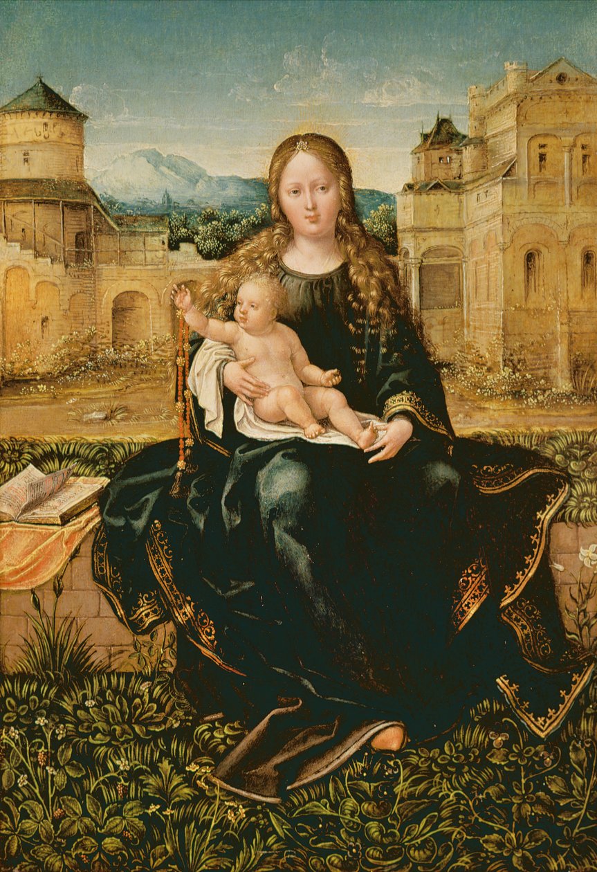 Jomfruen og barnet, ca. 1498-1500 av Albrecht Dürer