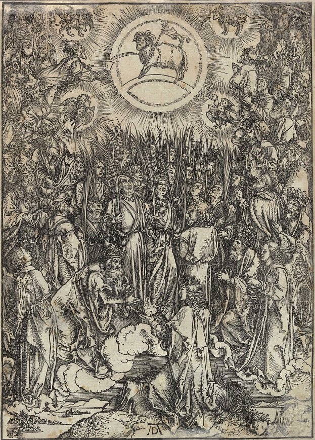 Tilbedelse av Guds lam av Albrecht Dürer