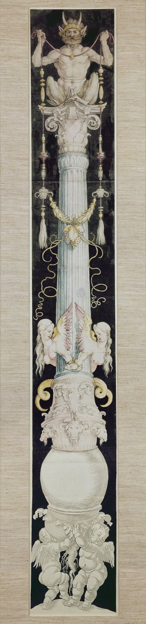 The Great Column, ca. 1515 (penn og blekk og vask på papir) av Albrecht Dürer