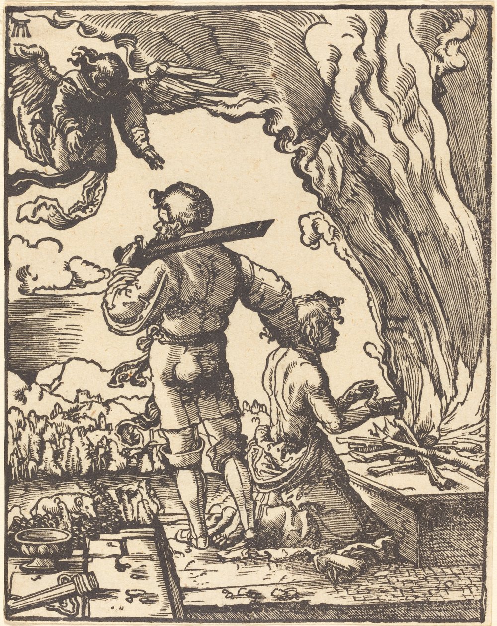 Abrahams offer av Albrecht Altdorfer