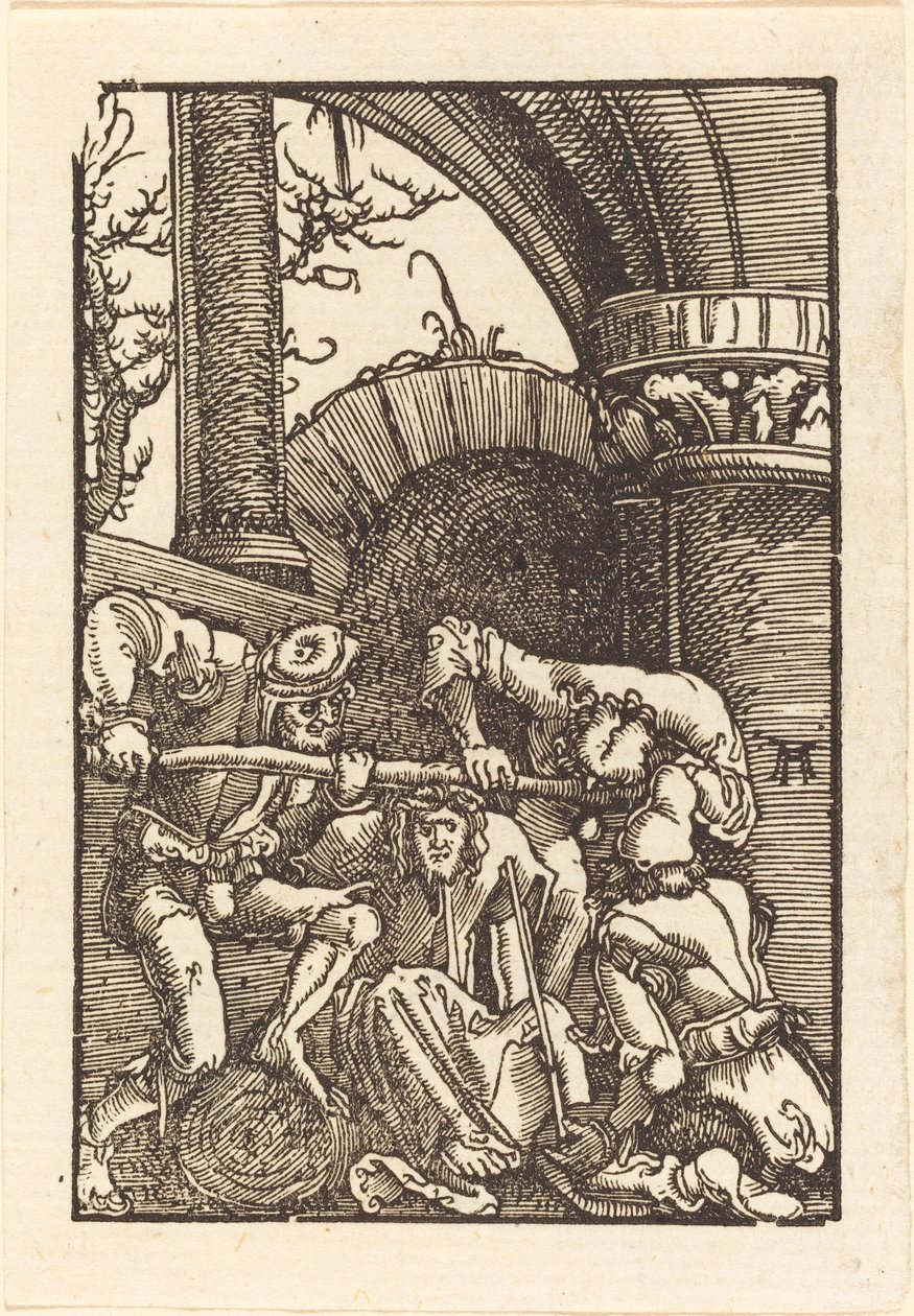 Kristus kronet med torner av Albrecht Altdorfer