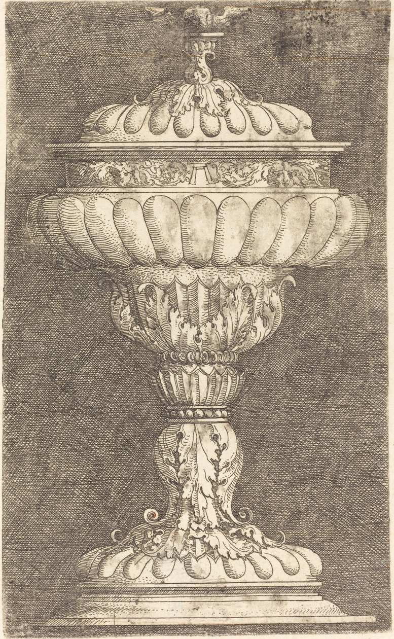 Dekket beger med bevinget ball av Albrecht Altdorfer