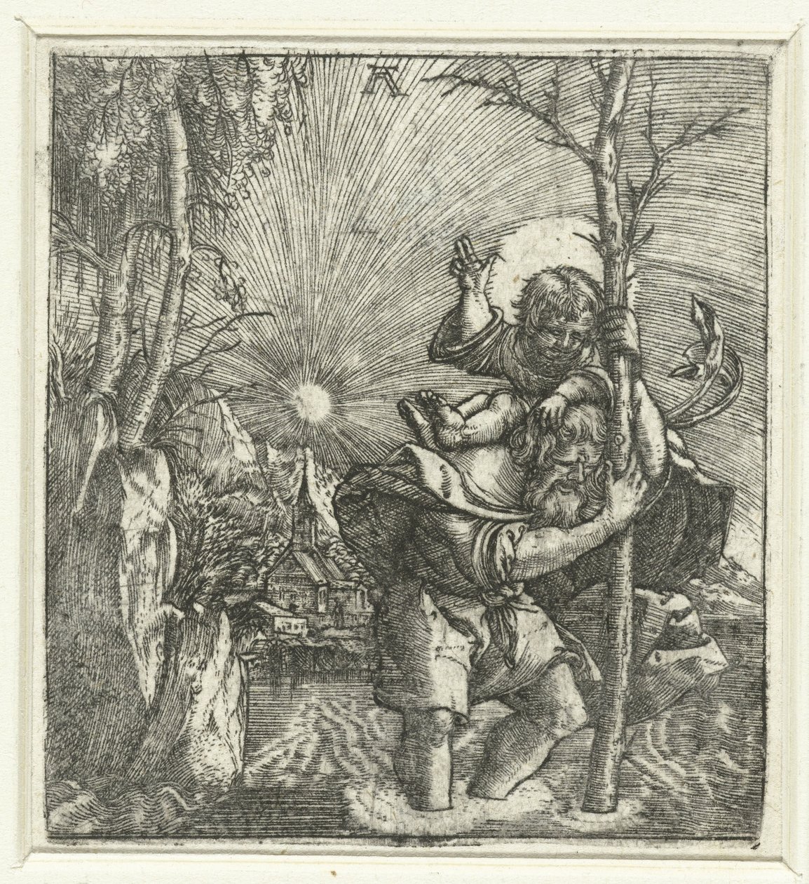 Den hellige Christopher av Albrecht Altdorfer