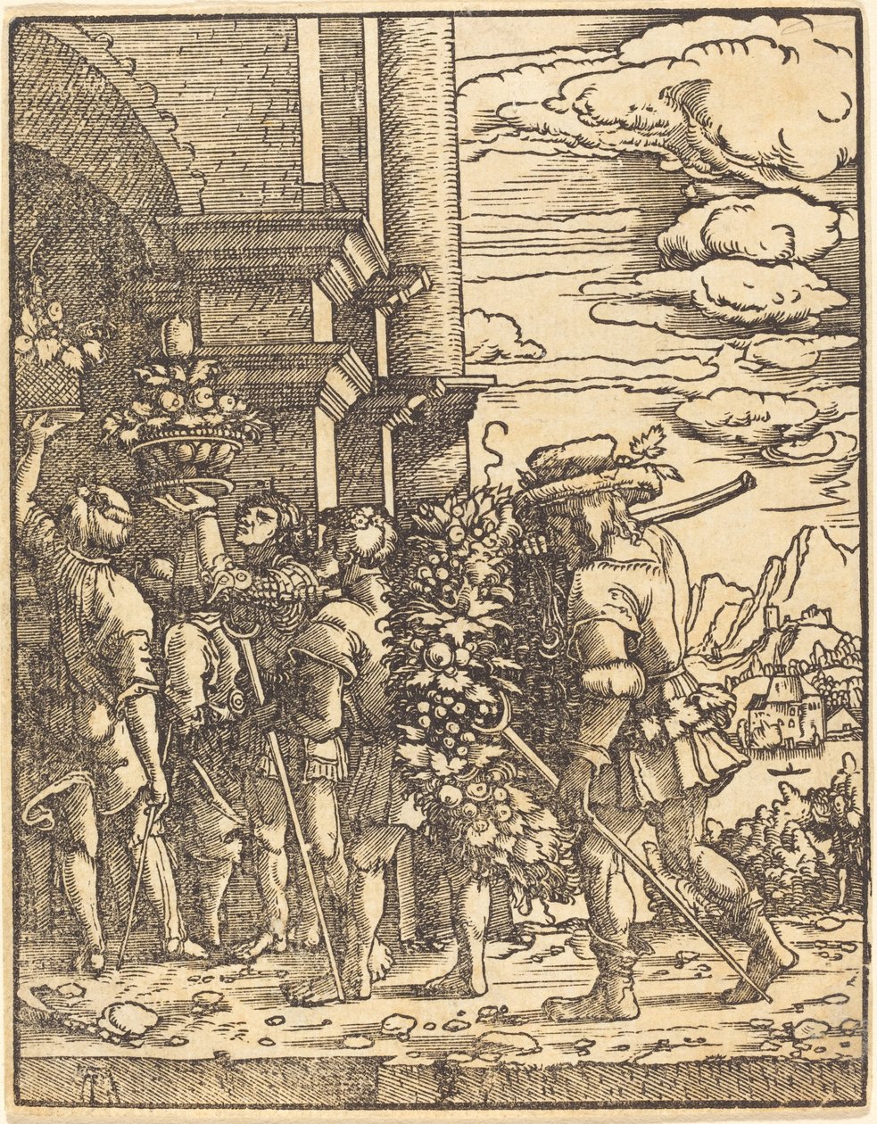 Josva og Kaleb av Albrecht Altdorfer