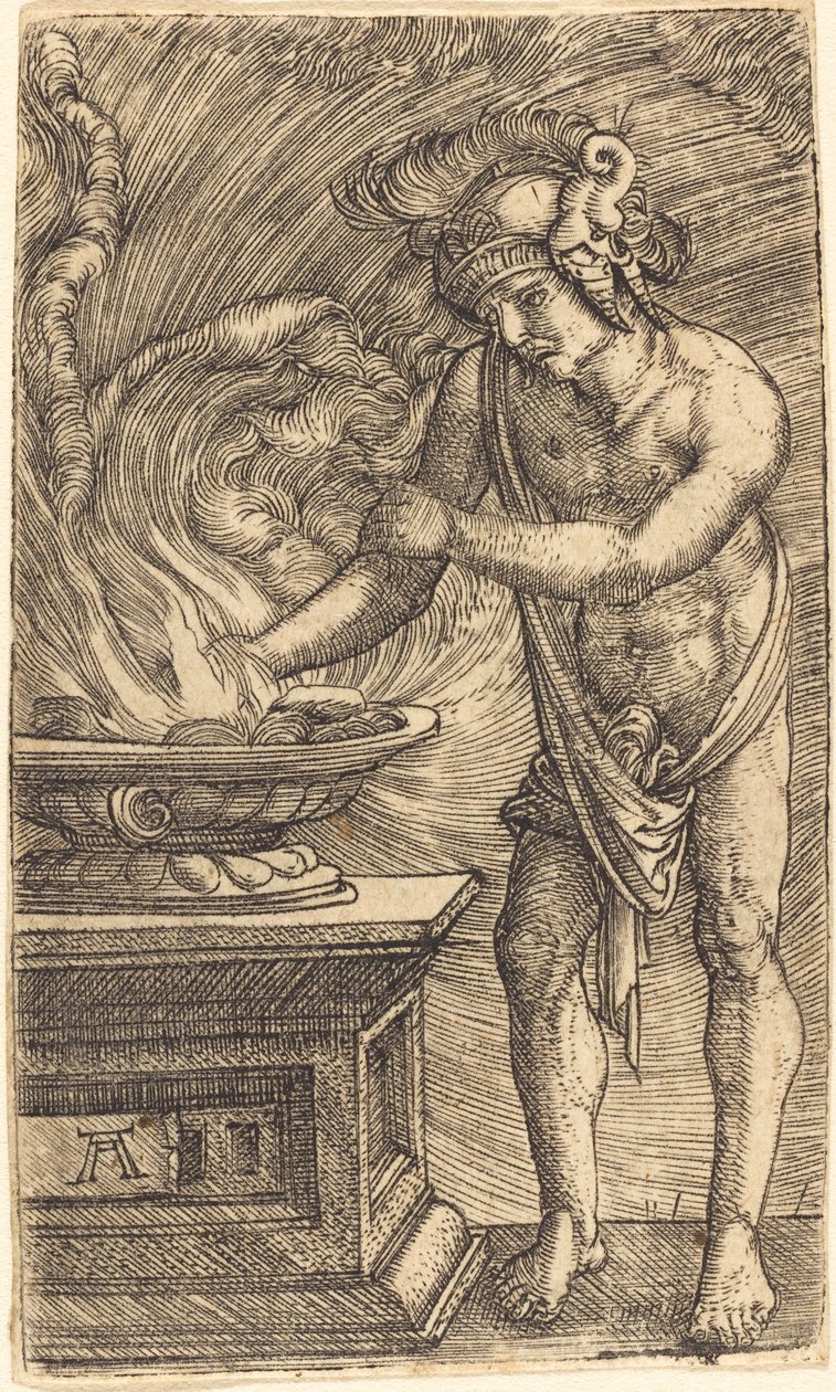 Mucius Scaevola av Albrecht Altdorfer