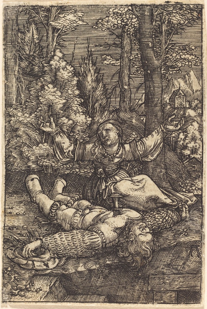 Pyramus og Thisbe av Albrecht Altdorfer