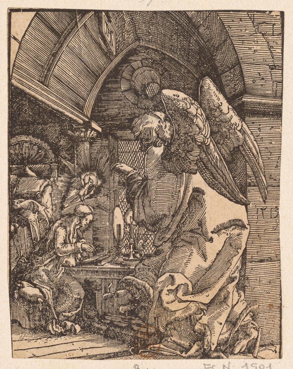 Bebudelsen, 1513. av Albrecht Altdorfer