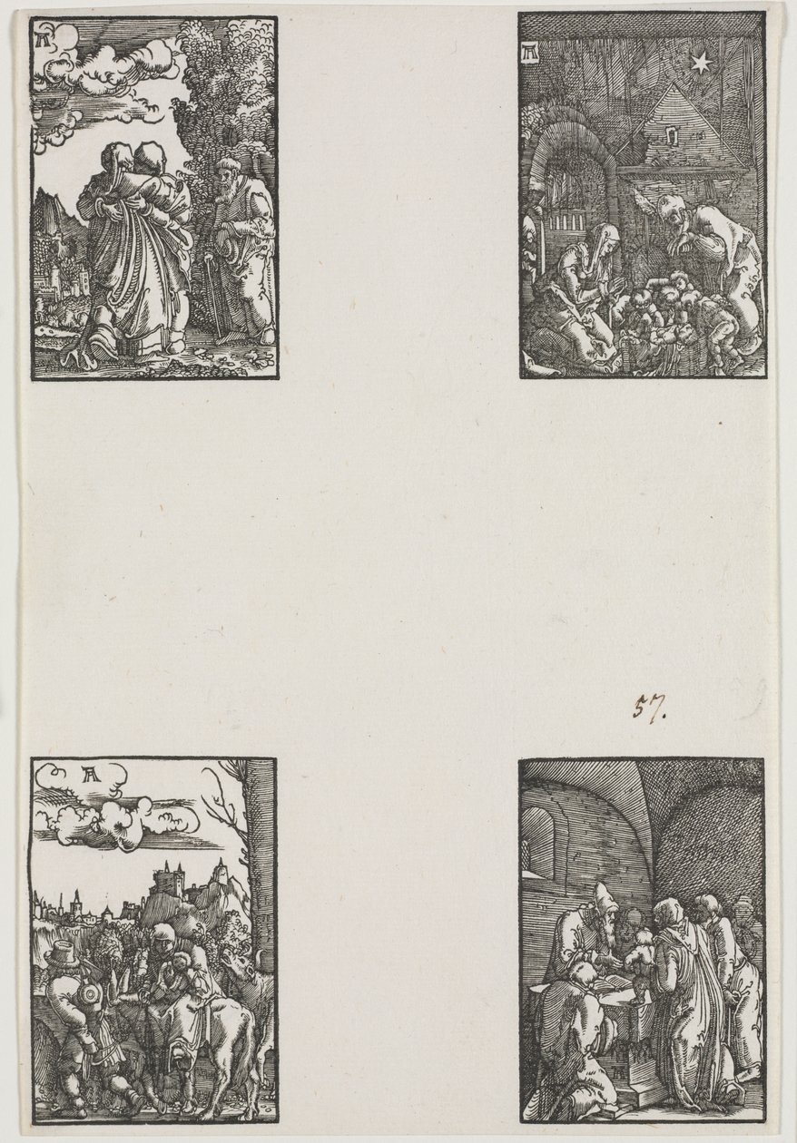 Menneskets fall og forløsning av Albrecht Altdorfer