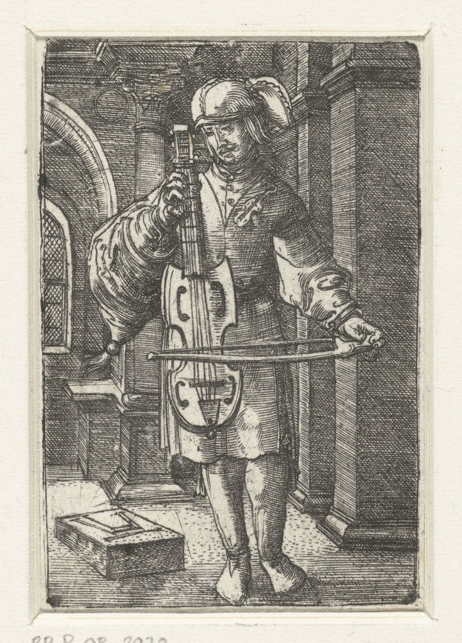 Vedelspeler av Albrecht Altdorfer