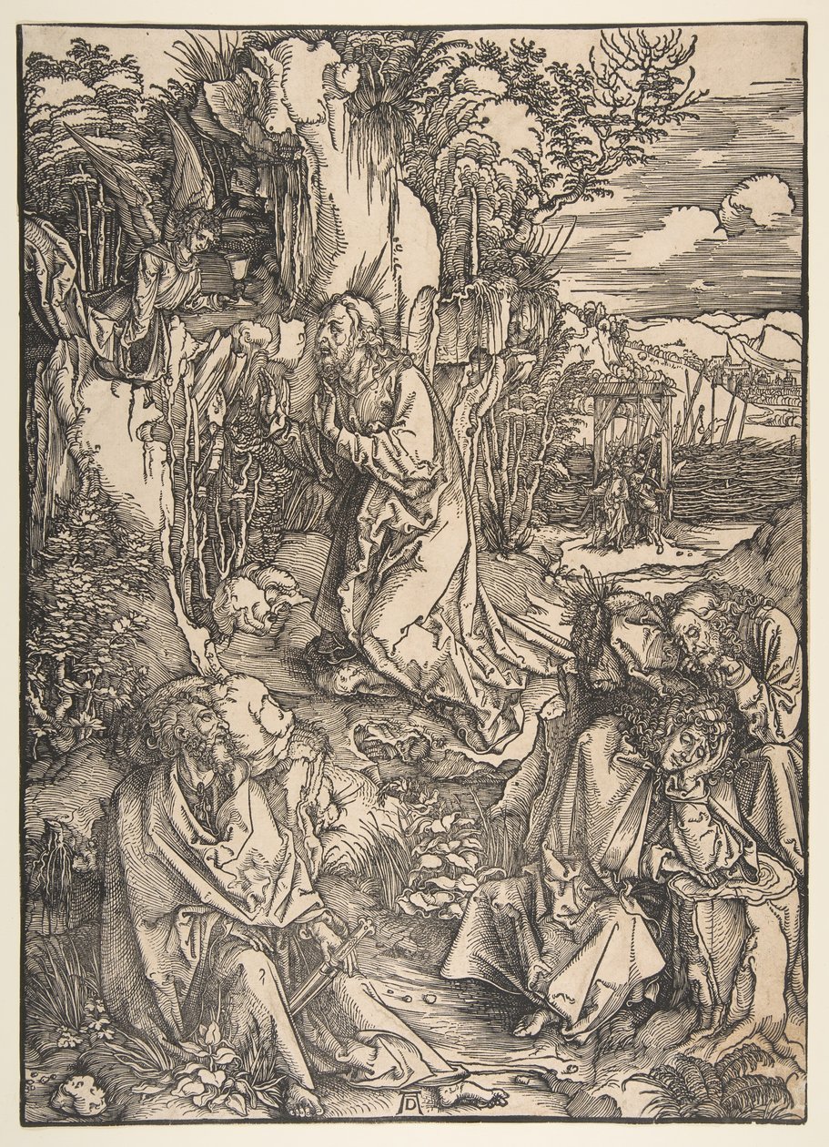 Agony in the Garden.n.d. av Albrecht Dürer