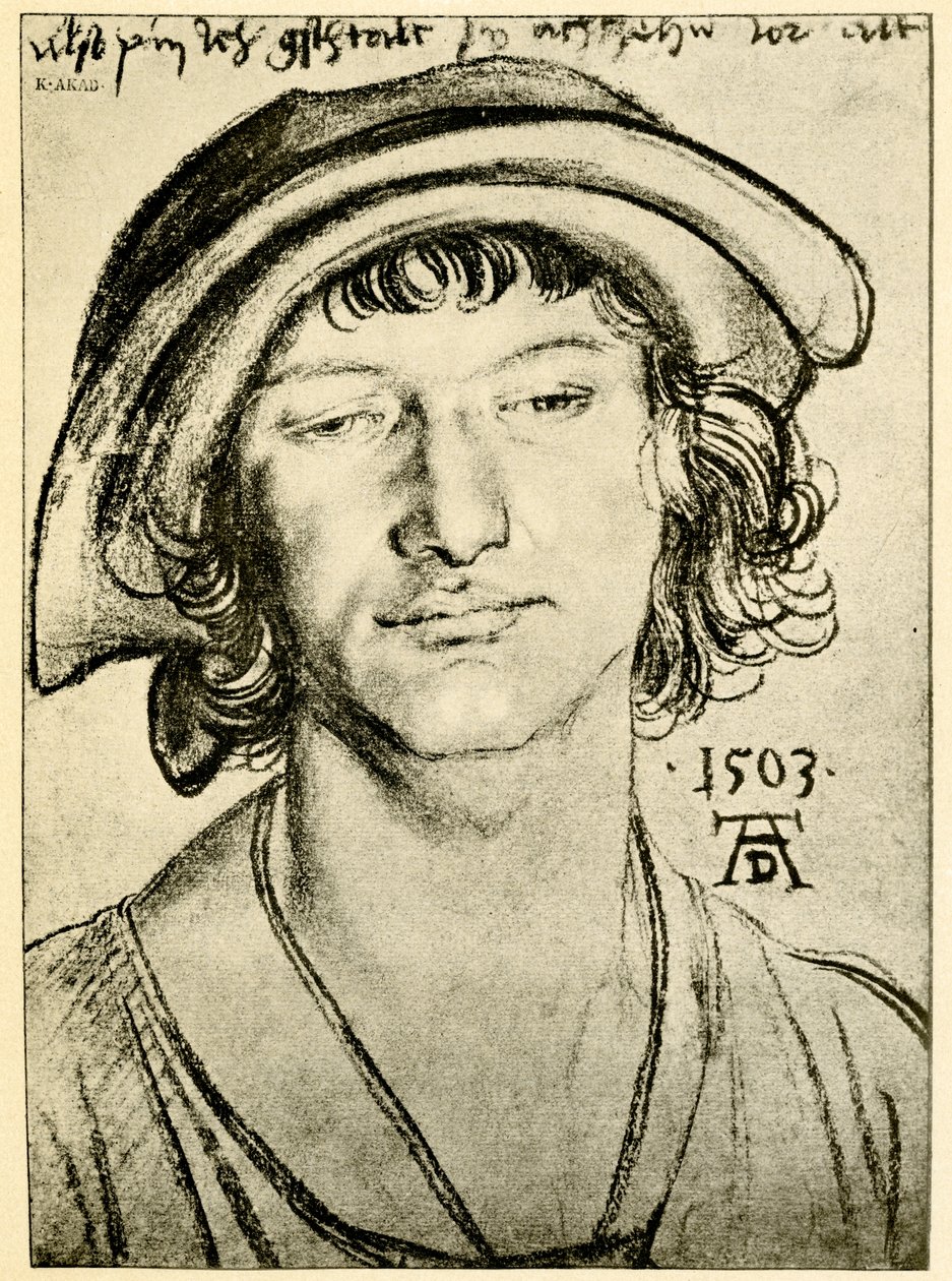 Anonymt portrett av Albrecht Dürer