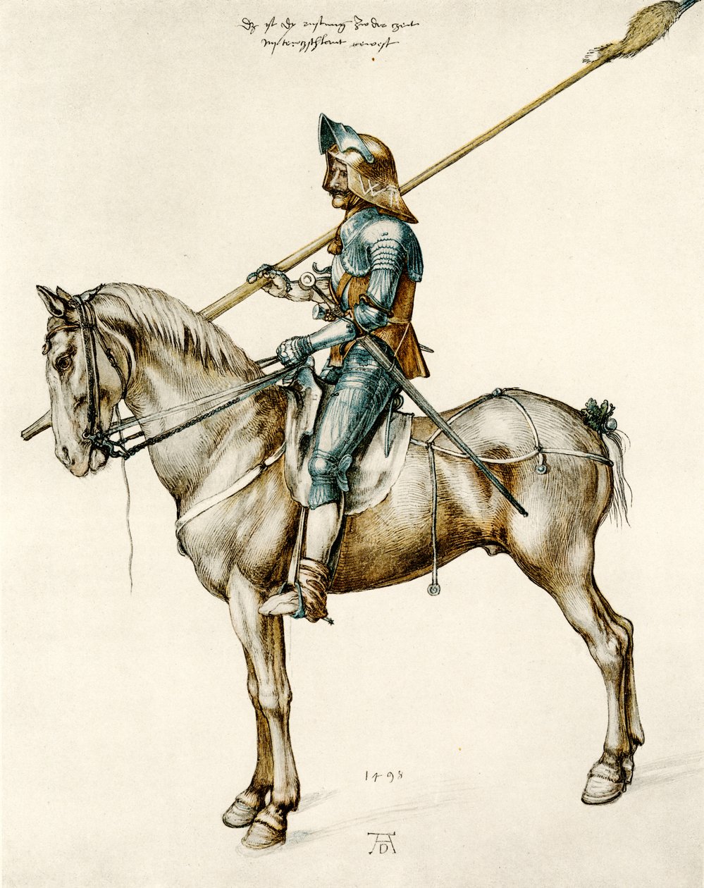 Rustning av en tysk ridder av Albrecht Dürer
