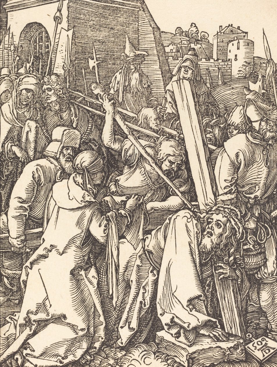 Kristus bærer korset, 1509. av Albrecht Dürer