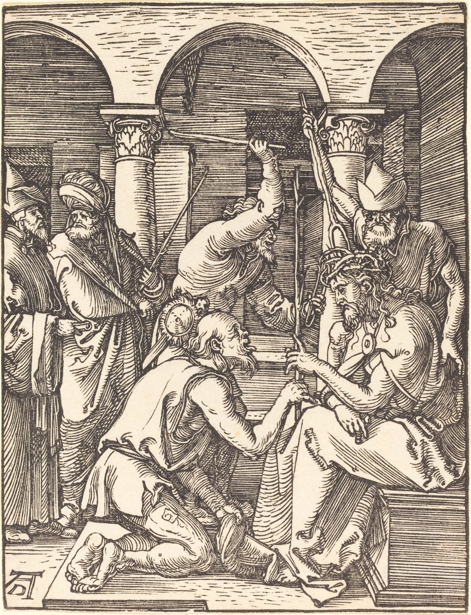 Kristus kronet med torner av Albrecht Dürer