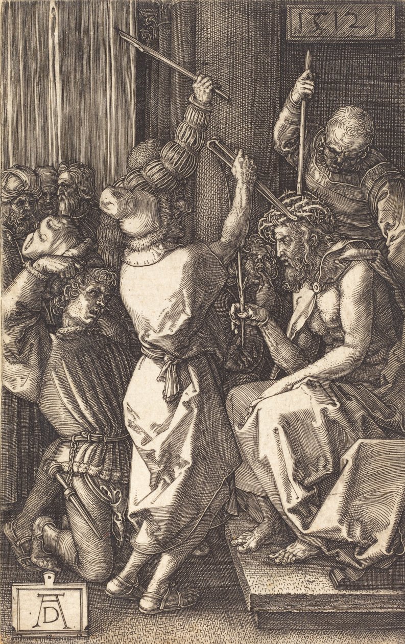 Kristus kronet med torner, 1512. av Albrecht Dürer