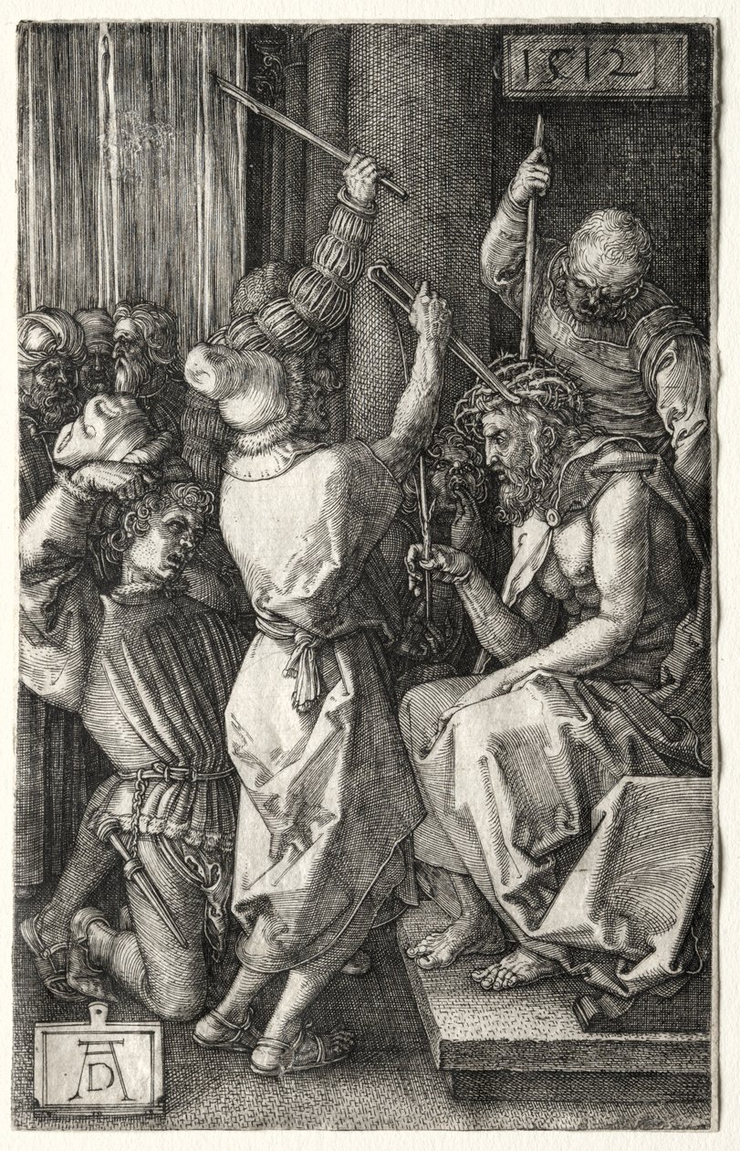 Kristus kronet med torner, 1512. av Albrecht Dürer