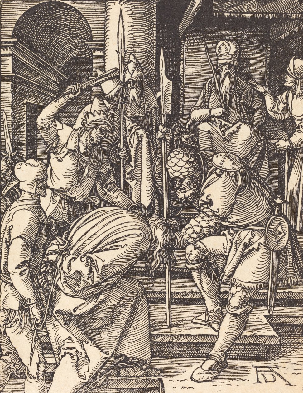 Kristus før Annas, sannsynligvis ca. 15091510. av Albrecht Dürer