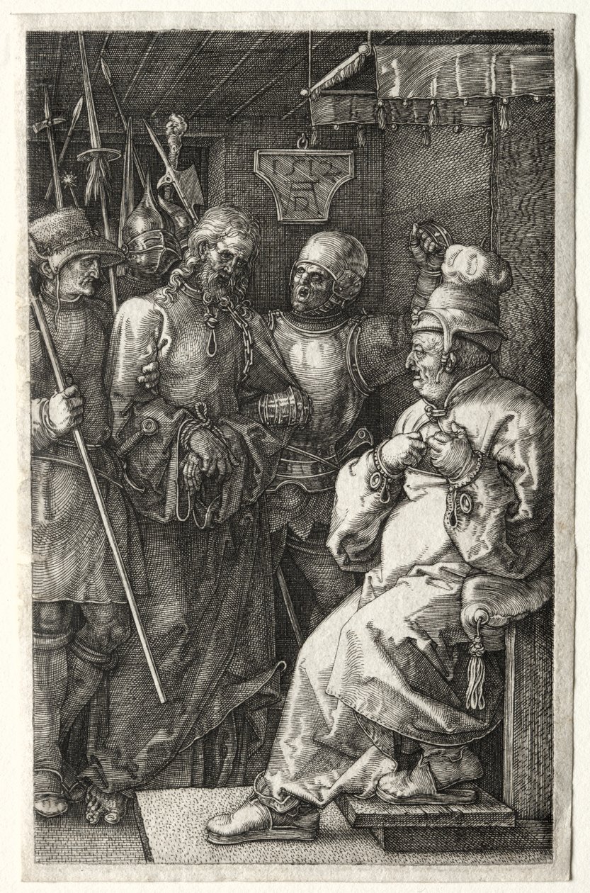 Kristus før Kaifas av Albrecht Dürer