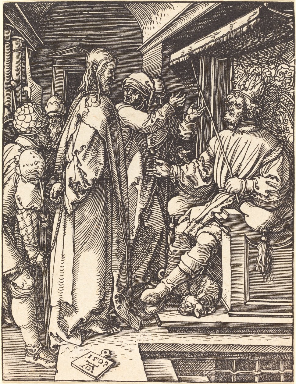 Kristus før Herodes av Albrecht Dürer