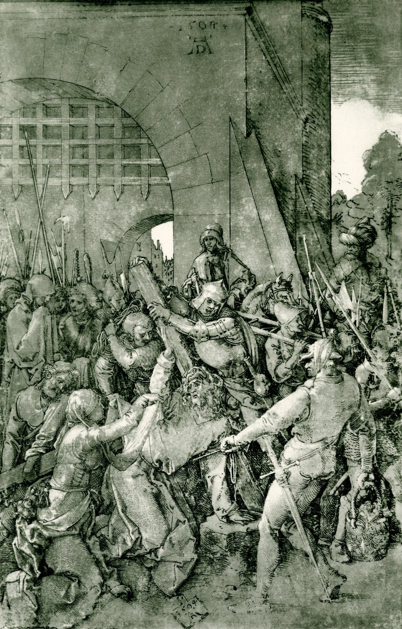 Kristus faller under korset av Albrecht Dürer