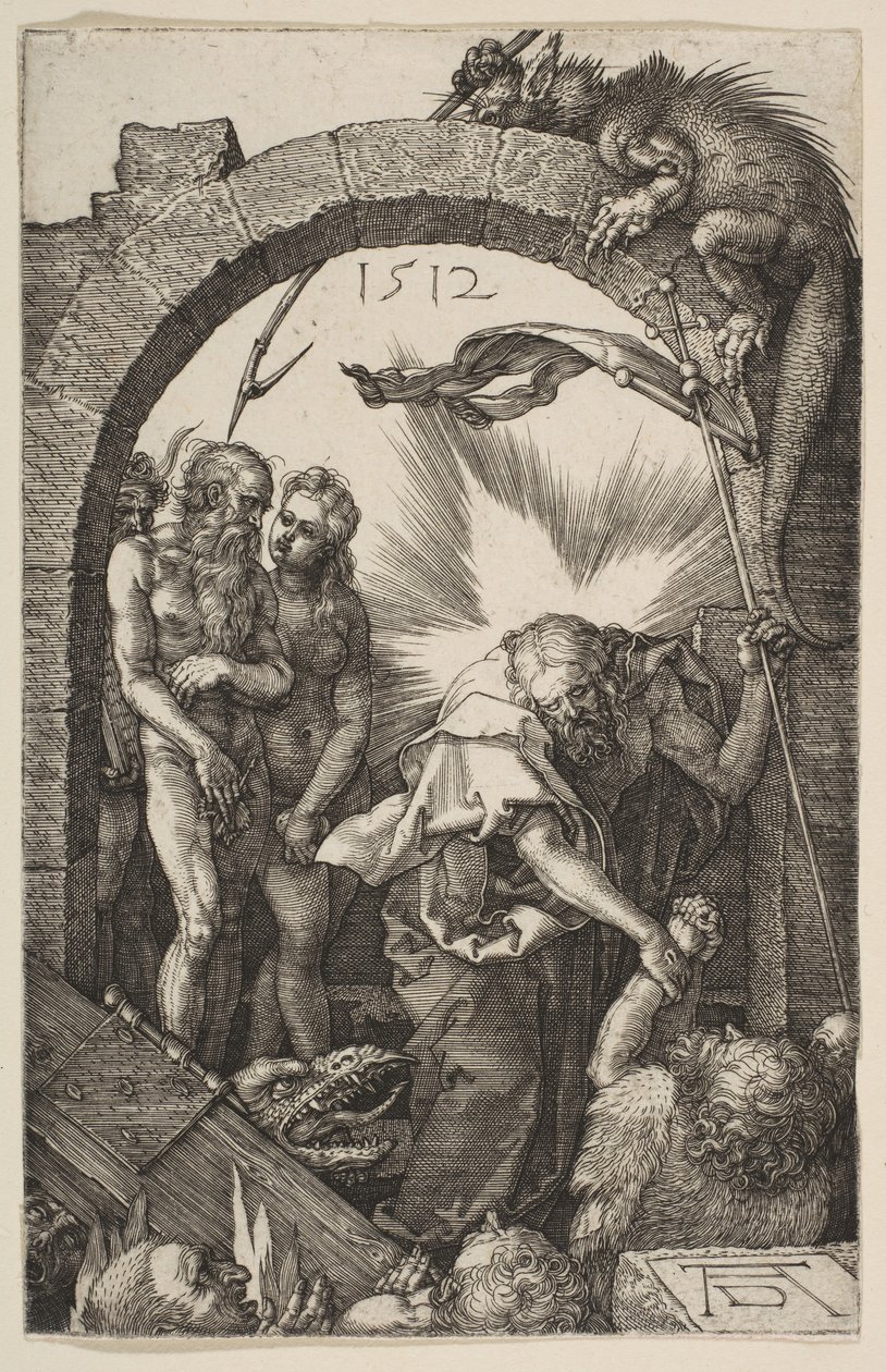 Kristus i limbo, fra The Passion, 1512. av Albrecht Dürer
