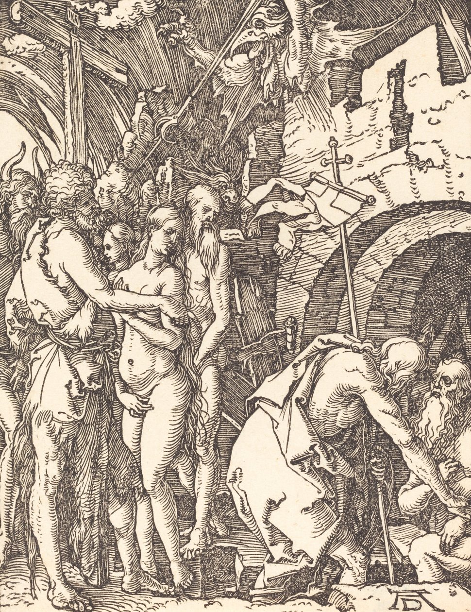 Kristus i Limbo, sannsynligvis ca. 15091510. av Albrecht Dürer