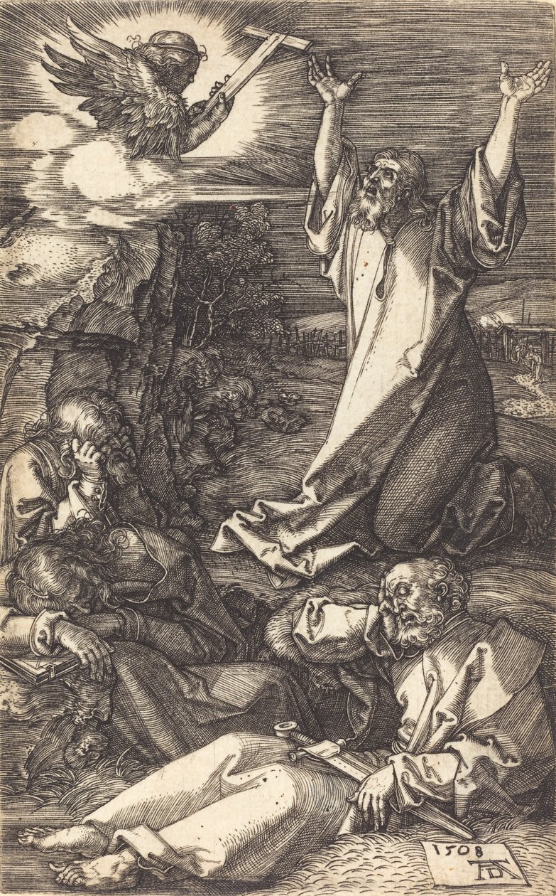 Kristus på Oljeberget, 1508. av Albrecht Dürer