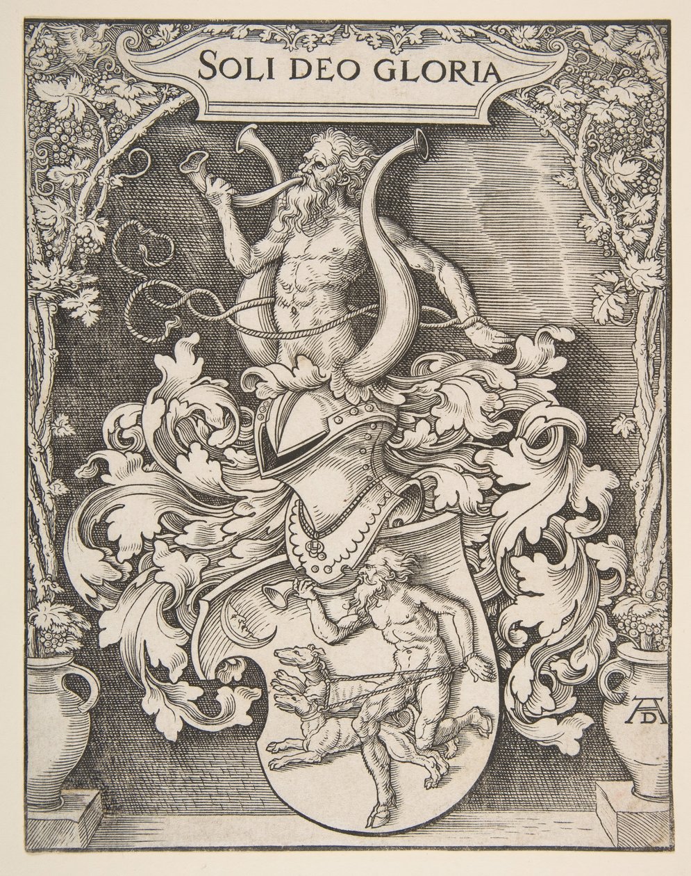 Våpenskjold til Johann Tscherte.n.d. av Albrecht Dürer