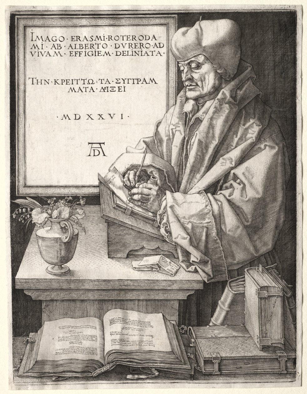Desiderius Erasmus fra Rotterdam av Albrecht Dürer