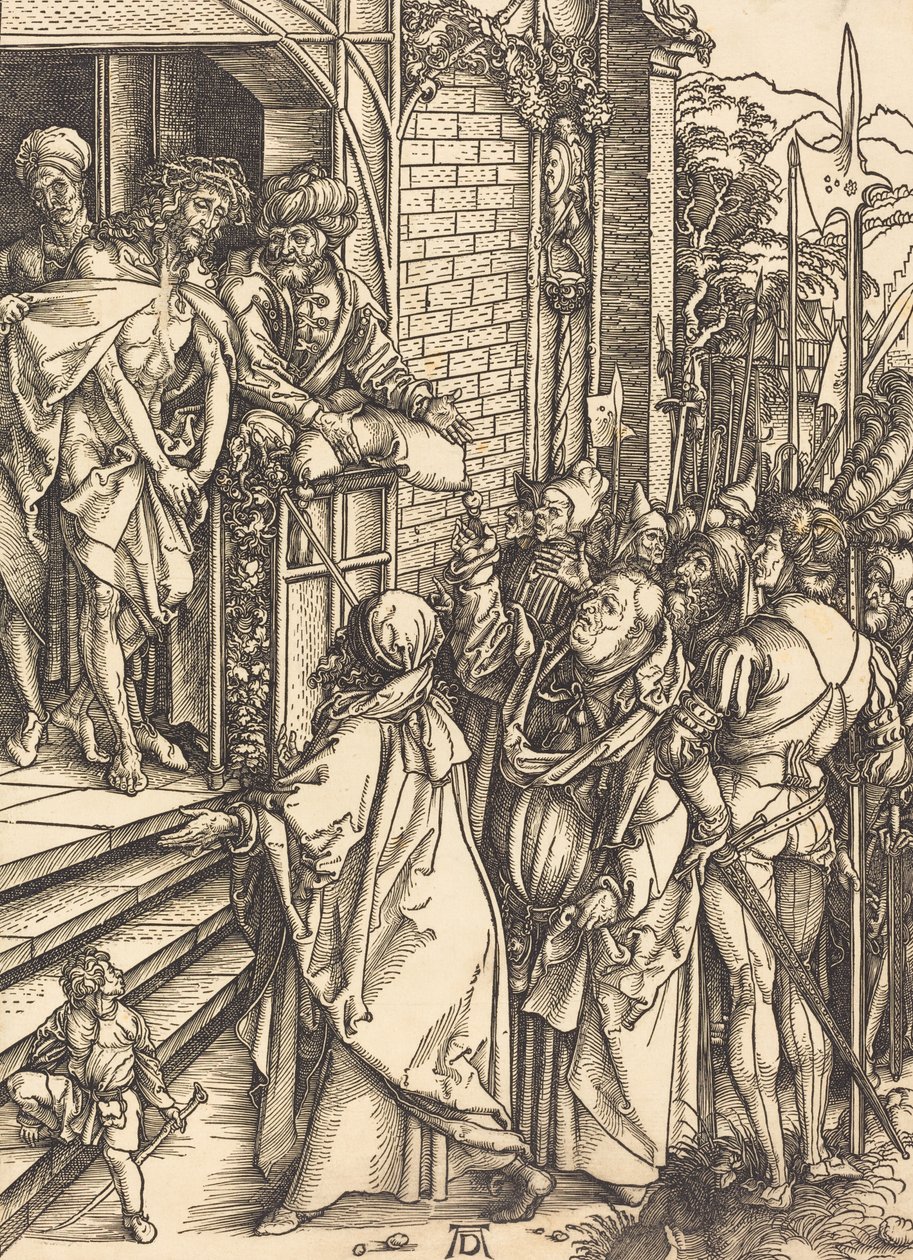 Se mannen, ca. 14981499. av Albrecht Dürer