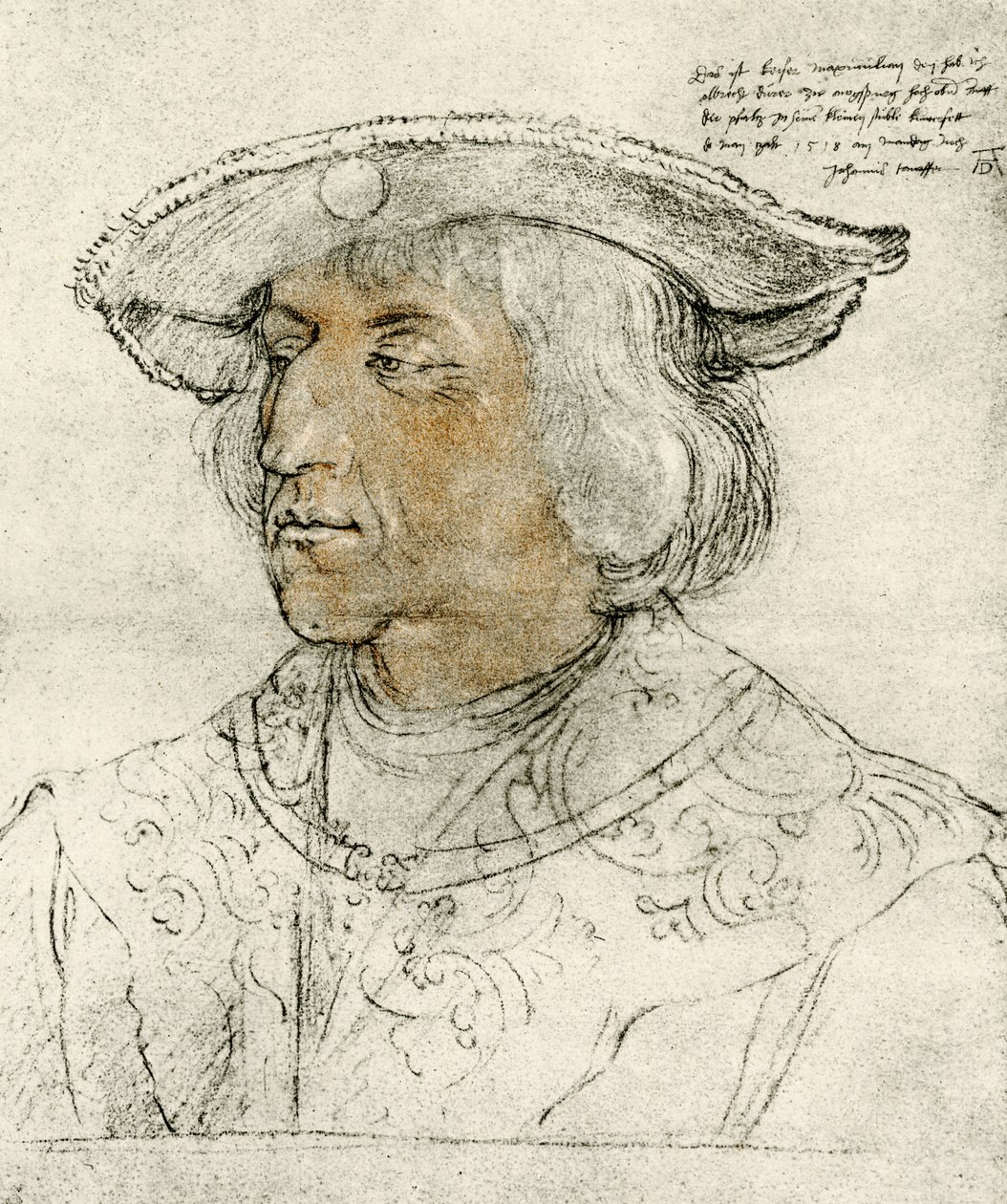Keiser Maximilian I av Albrecht Dürer