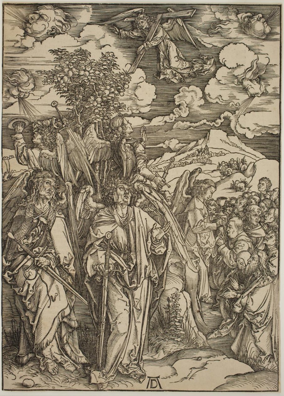 Four Angels Staying the Winds av Albrecht Dürer