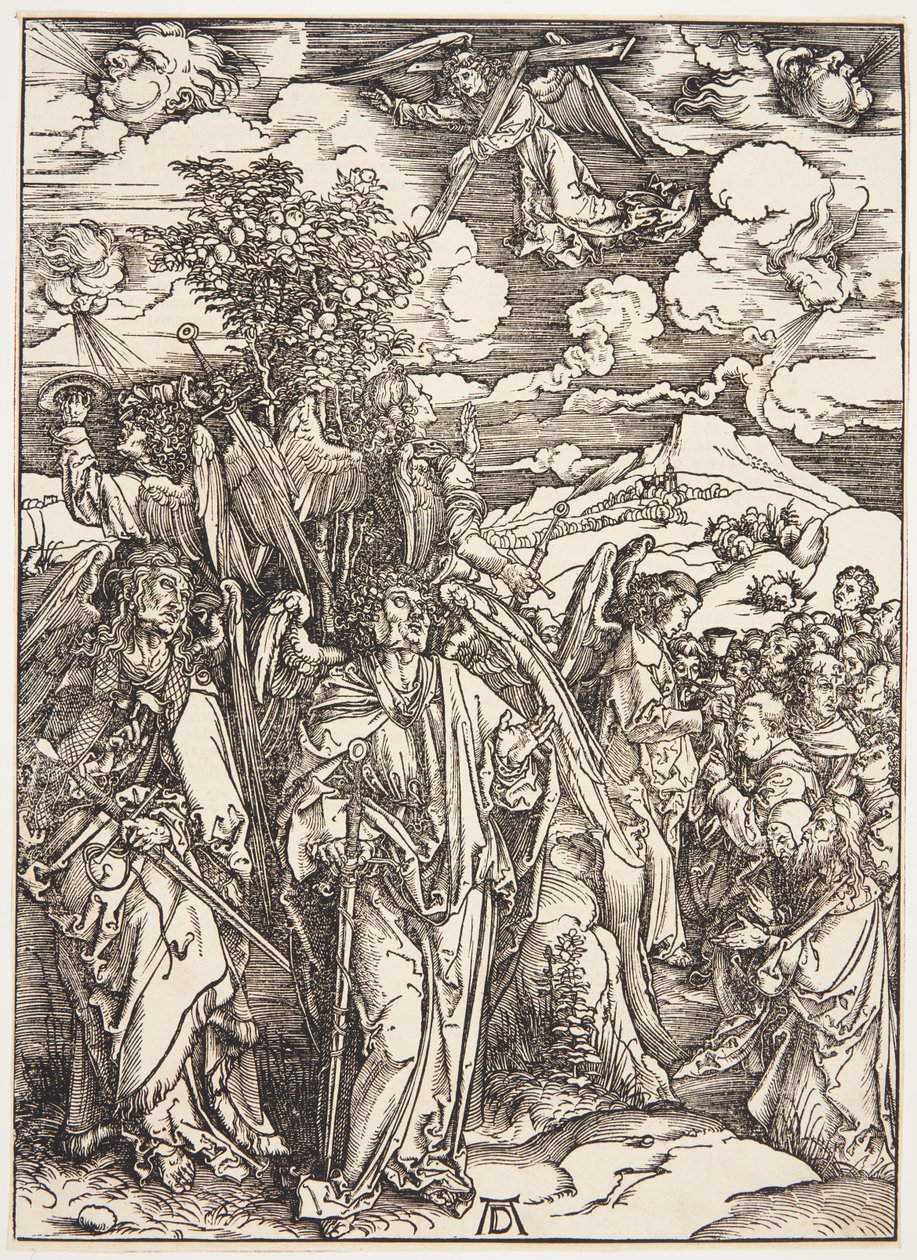 Four Angels Staying the Winds av Albrecht Dürer