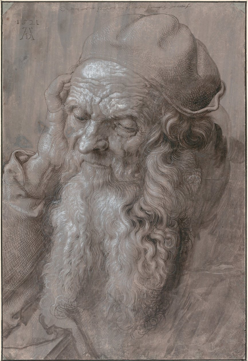 Leder for en gammel mann, 1521 av Albrecht Dürer