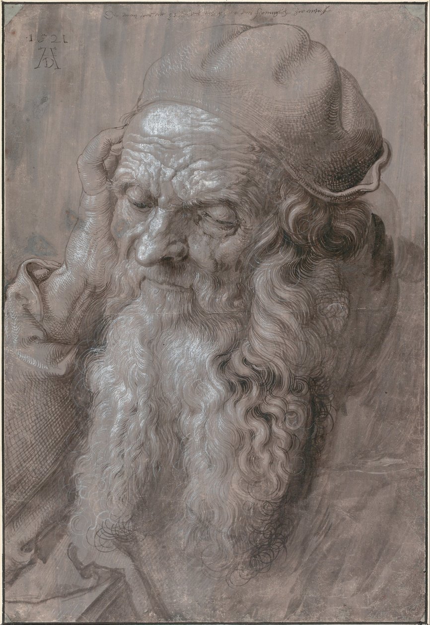 Leder for en gammel mann, 1521 av Albrecht Dürer