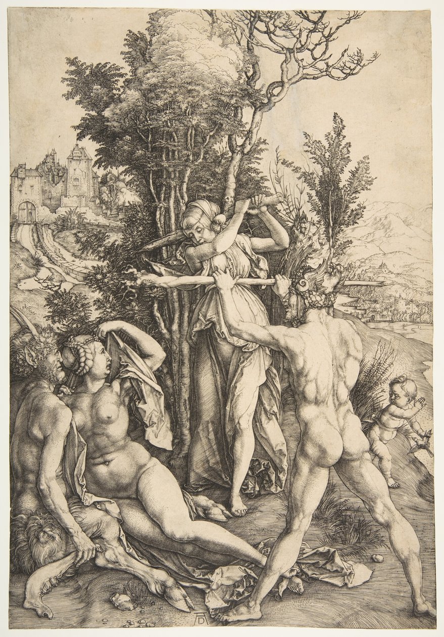 Hercules ved korsveien, ca. 1498. av Albrecht Dürer