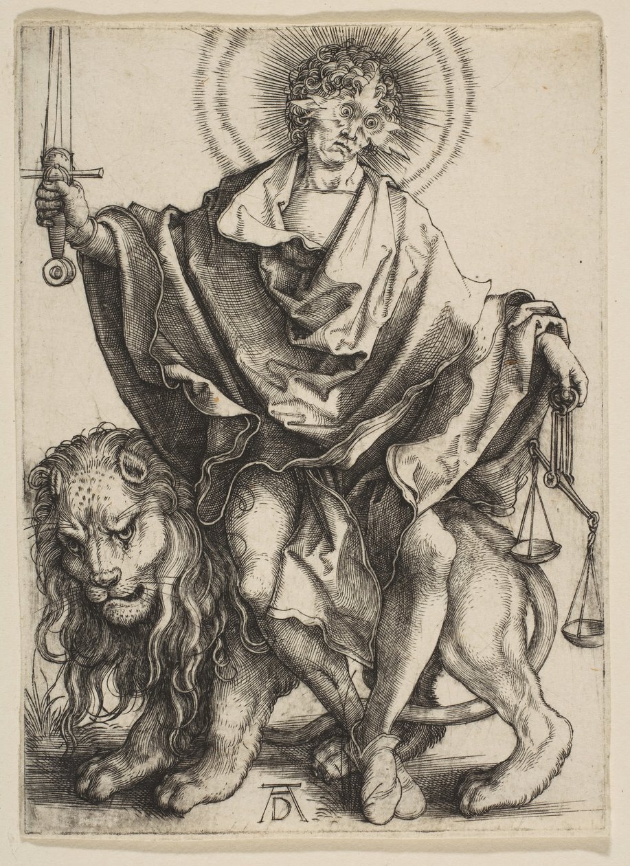 Rettferdighet, ca. 1499. av Albrecht Dürer