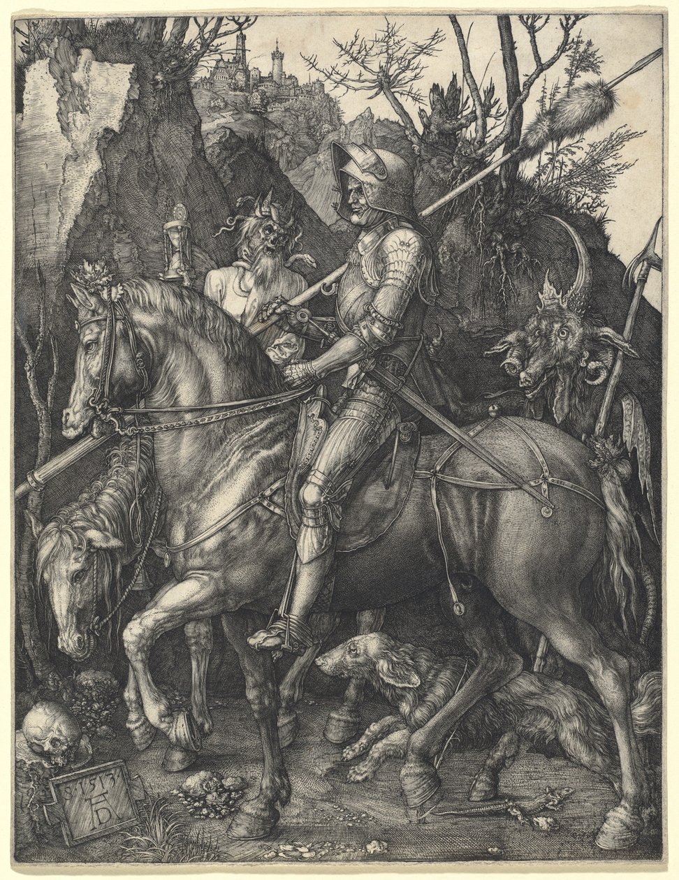 Ridder, død og djevel av Albrecht Dürer