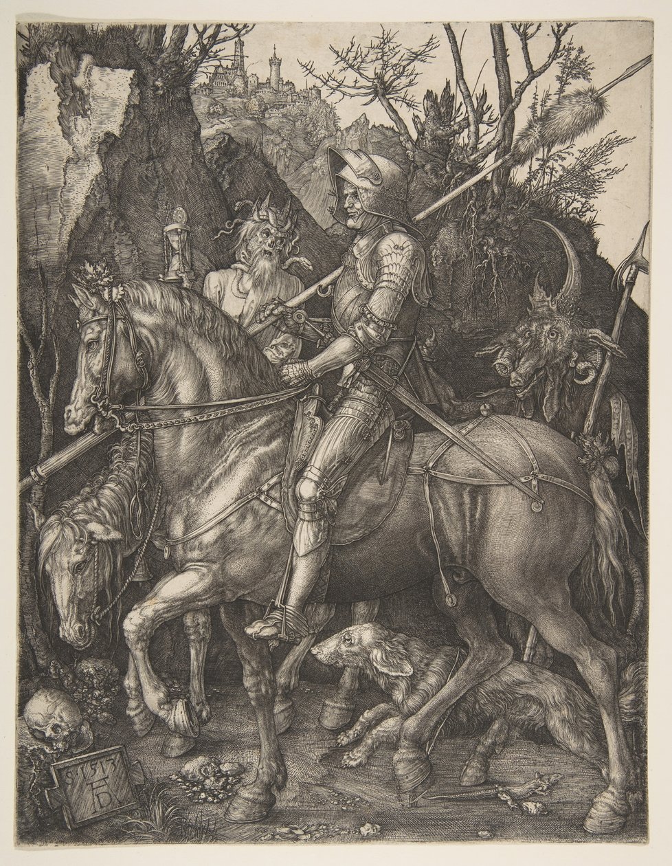 Knight, Death and the Devil, 1513. av Albrecht Dürer