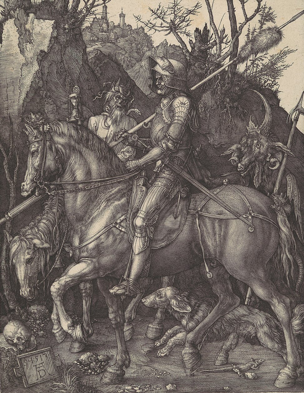 Ridder, død og djevel, 1513., 1513. av Albrecht Dürer