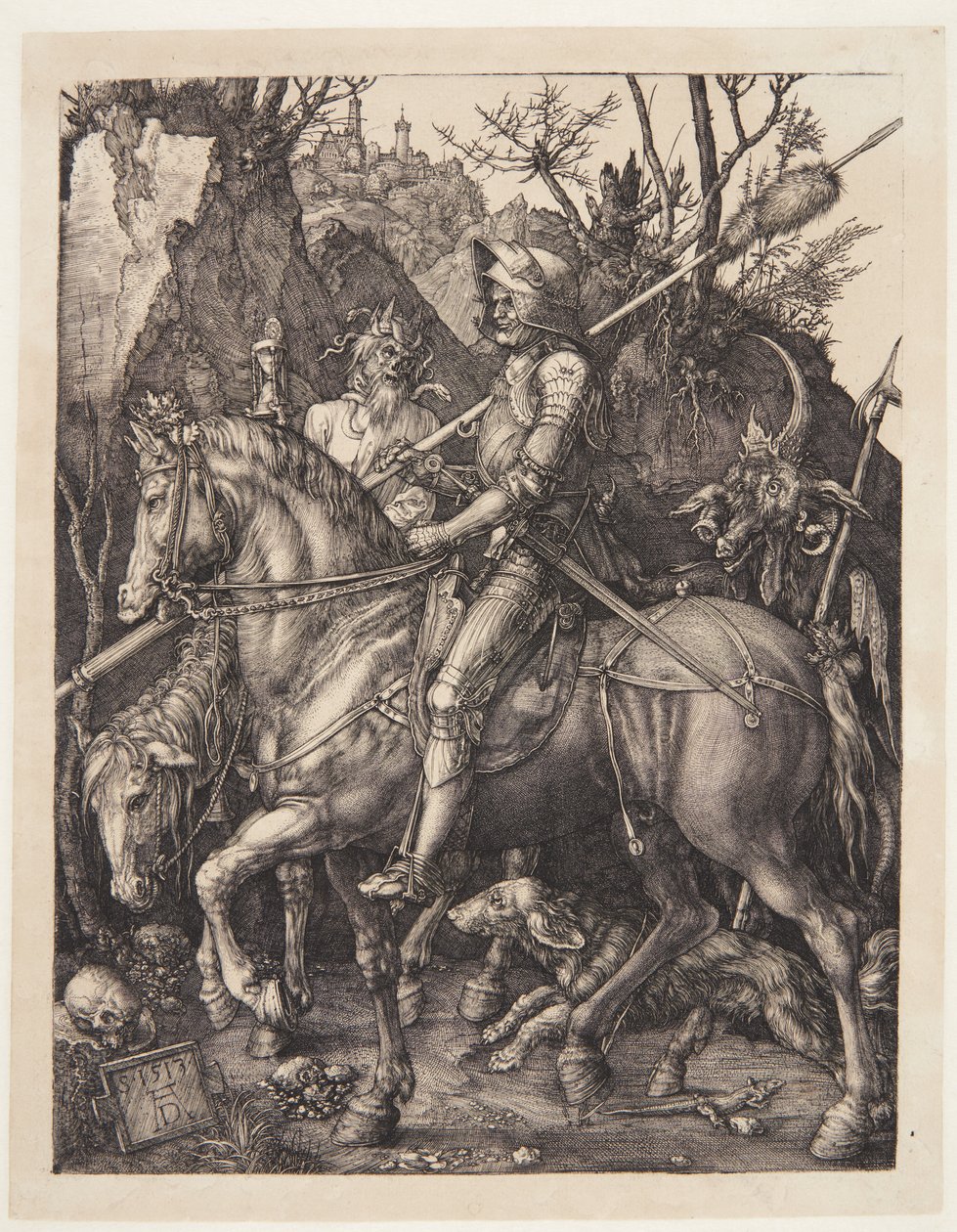 Ridder, død og djevel av Albrecht Dürer